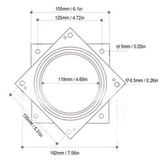 360 Degree Rotating Plate Base