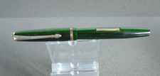 Vintage Conway Stewart Dinkie Fountain Pen, No.570, Bright Green , 14ct gold nib