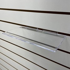Slatwall shelves perspex - 5,