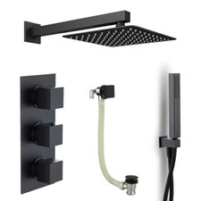 Triple Black Square Concealed