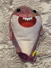 BANANAS  FISH SOFT PLUSH TOY - Pink & Purple - Approx 28 cm