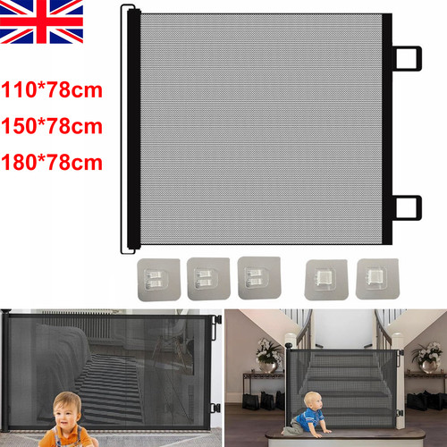 Retractable pet dog gate - retractable,