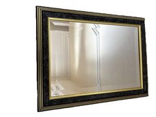 Mirror With Beveled Edge In A