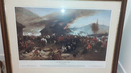 Large framed battle - framed, of