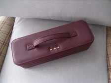 GHD Straighteners Vanity Case Plum /Rose Gold Used Lovely Clean Condition