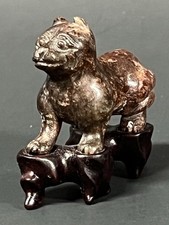 Chinese Carved Jadeite Jade Figure Fantastic Beast Animal Dragon Creature