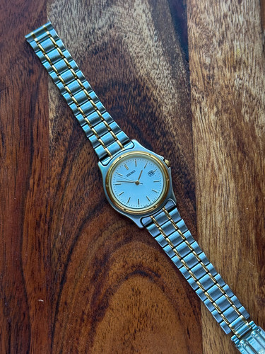 1999 seiko two tone dress - seiko, two-tone
