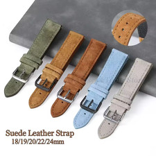 Genuine Suede Leather Watch