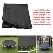 Trampoline Mat Durable with V-Rings Long Lasting Jumping Pad Round Replacement