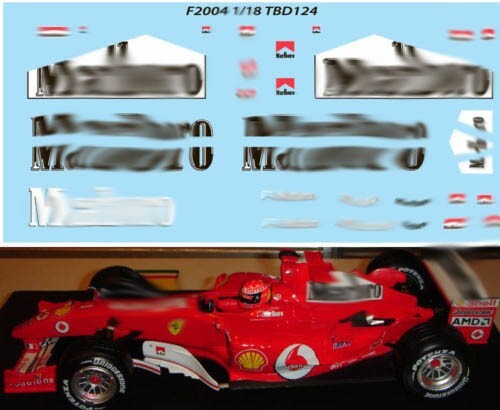 Decals for ferrari f1 - for,