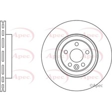 2x Brake Discs Vented For