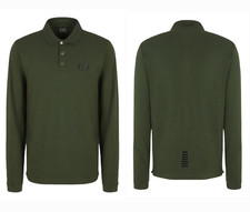 EA7 Mens Long Sleeve Polo