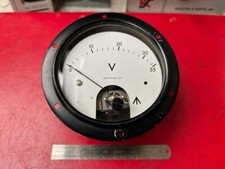 Vintage Bakelite Large Voltage Meter 35 Volts DC