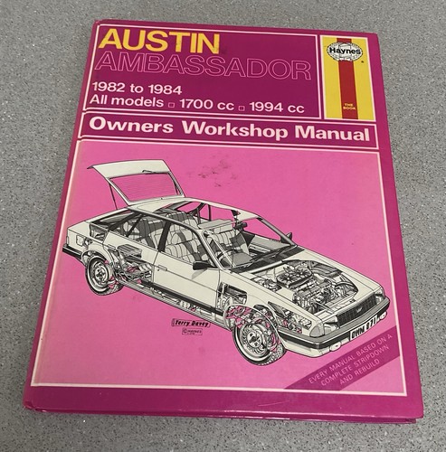 Haynes austin ambassador 1982 - austin,