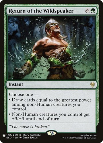 Return the wildspeaker - return, of