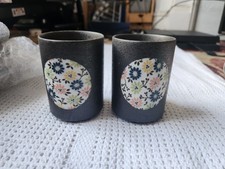 2x Japanese Floral Themed Tea