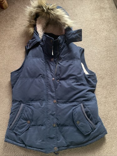 Fat face feather - gilet, blue
