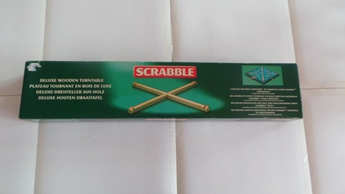 Boxed scrabble deluxe wooden - ,