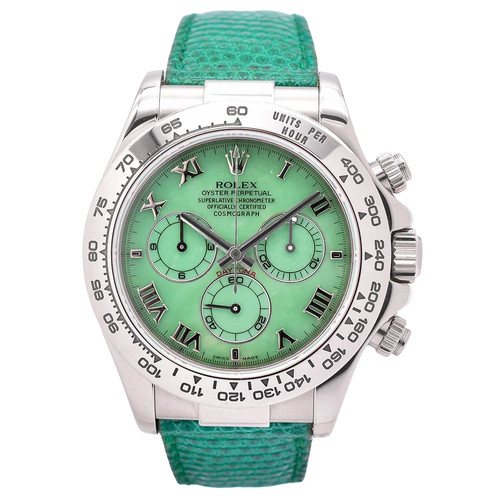Rolex daytona beach green - rolex,