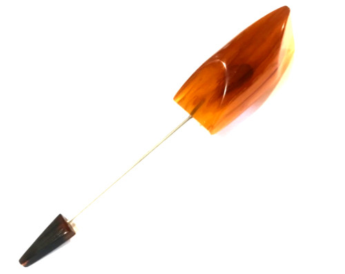 Art deco bakelite brooch stick - art,