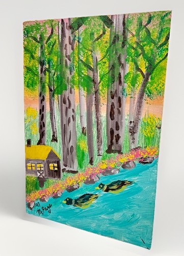 Unframed original painting - unframed,