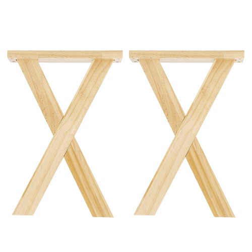 Pair wooden table legs leg - of,