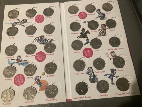 London olympics 50p - 50p, album,all