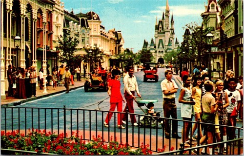 Postcard walt disney - disney, world