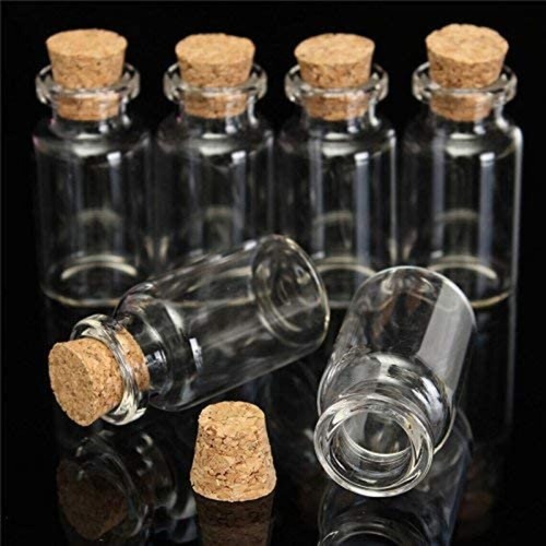 Small craft glass bottles - craft,