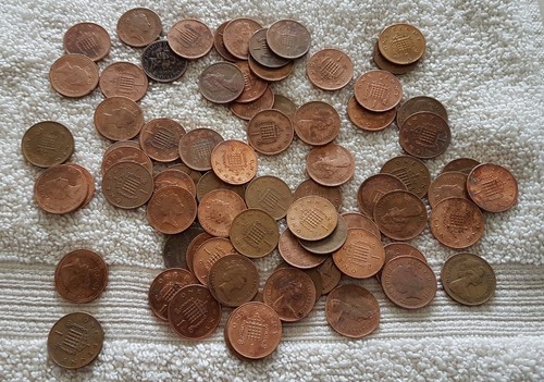 Coins various dates - 1p,