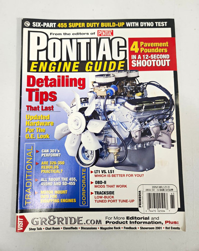 Pontiac engine guide magazine - engine,