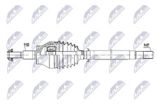 N.T.Y. NPW-CH-154.NTY Drive Shaft for JEEP