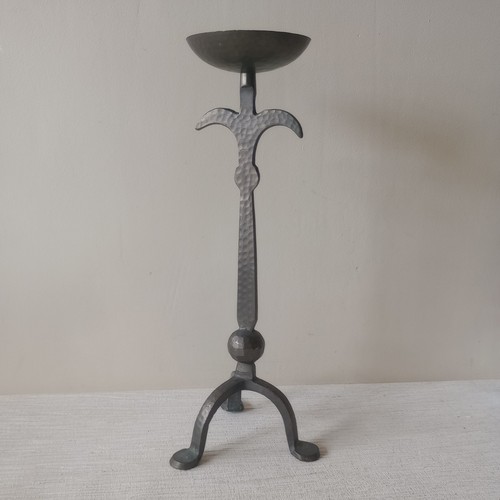Vintage brutalist hand forged - hand,