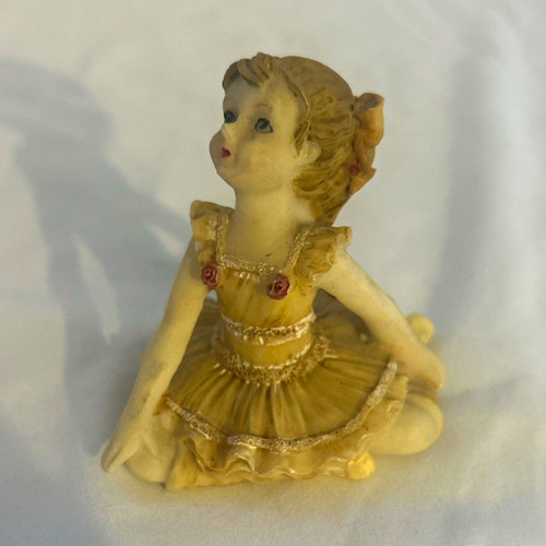 Small hand painted ballerina - small, hand-painted