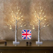 2pcs LED Twig Birch Table Tree