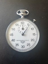 HEUER ABERCROMBIE & FITCH STOPWATCH Rare Circa 1950s Timer, Swiss Made,