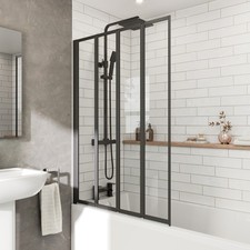 4 Folding Bath Shower Screen