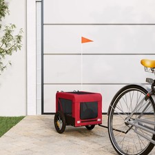 WALPLUS Pet Bike Trailer Red