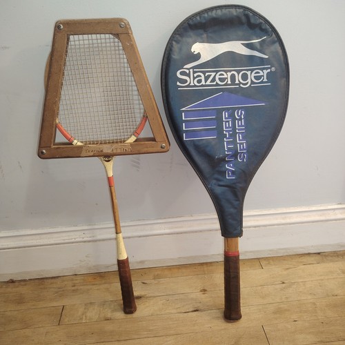 Vintage wooden tennis - vintage, rackets