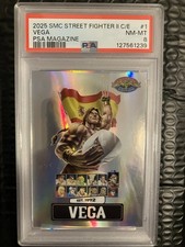 8 Vega PSA Silver - Street Fighter PSA Magazine Promo Psa