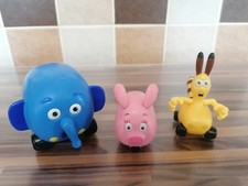 Disney Junior Jungle Junction Car Figure Bundle ~ Elyvan, Zooter and Bungo