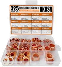 325PCS Copper Crush Washer
