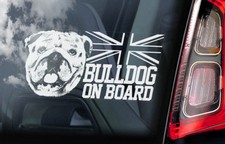 Bulldog car sticker british - sticker,,