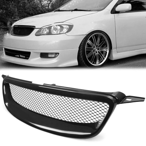 Glossy front bumper hood grill - glossy,