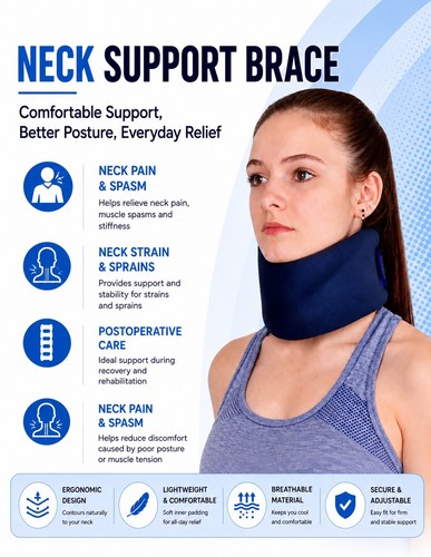 Soft foam neck collar support - soft,