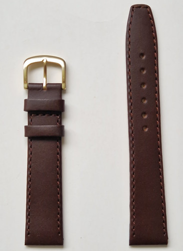 18mm brown genuine leather - brown,