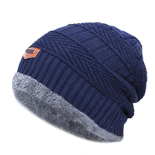 Winter knitted beanie hat - winter,