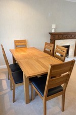 Solid Oak Extendable Dining