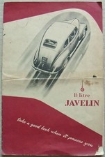 JOWETT JAVELIN 1 ½ Litre Car