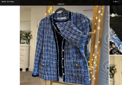 Zara extra large classic blue - zara,